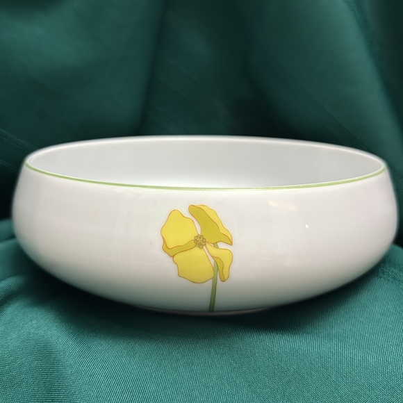 ‼️SOLD‼️ Denby Yellow Pansy Pattern, circa 1970’s, EVC, made in Portugal. - Picture 2 of 6